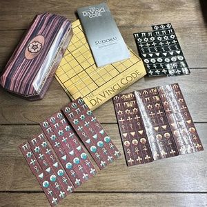 Unique The DaVinci Code Magnetic Symbol Sudoku with Decorative Tin